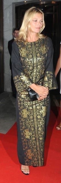 Carpets & Candids: Kate Moss’s emperor robe