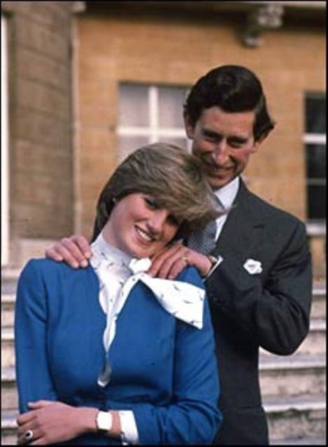 She wore blue too