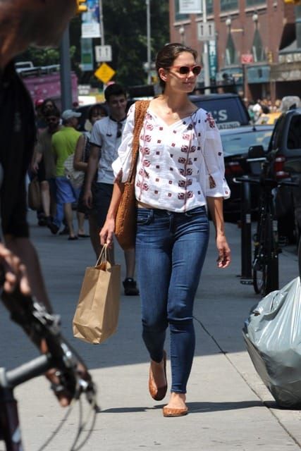 Carpets & Candids: Katie's peasant blouse