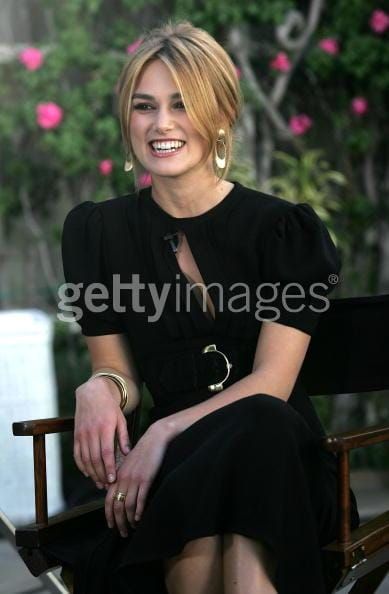 Keira tries at the Oscar luncheon