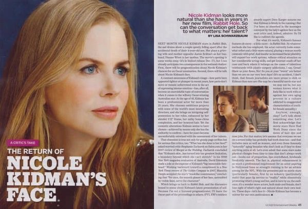 The Return of Nicole Kidman’s Face