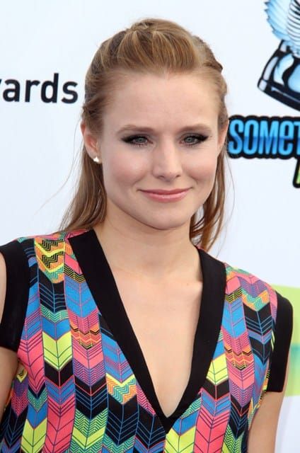 Carpets & Candids: Kristen Bell’s busy dress