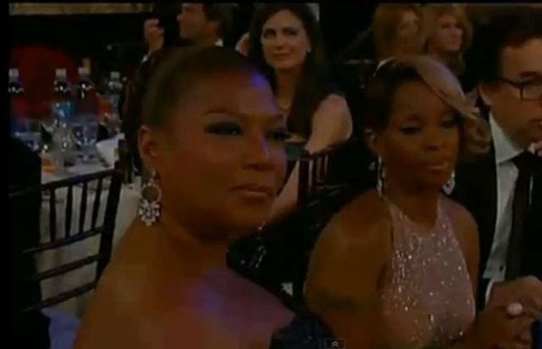 GG Best Meangirls: Queen Latifah, Mary J Blige, and Elton John