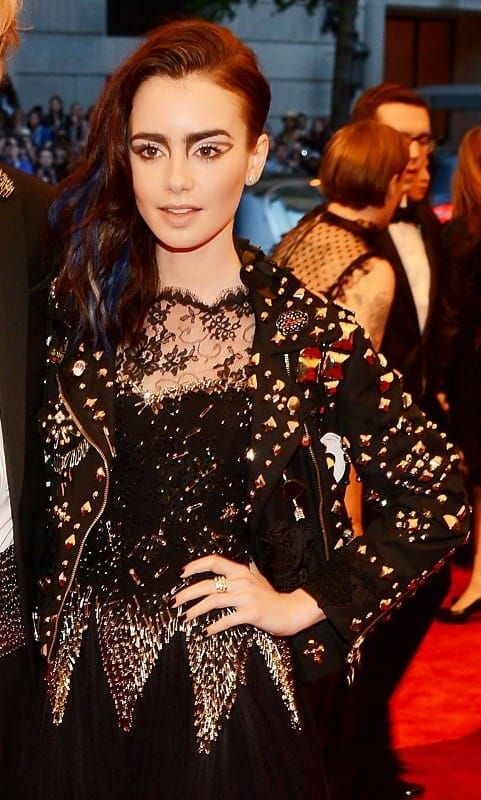 Best MET Eyebrows: Lily Collins