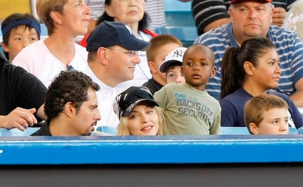 David Banda at the ball game!