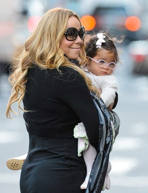Moms in heels and babies in New York