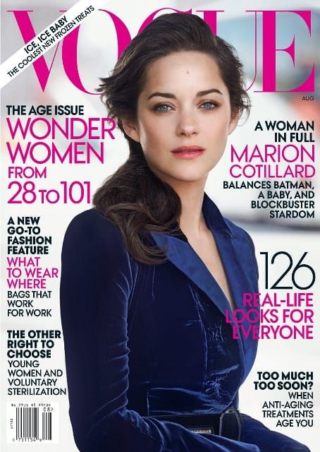 Marion Cotillard: bohemian in a bad dress