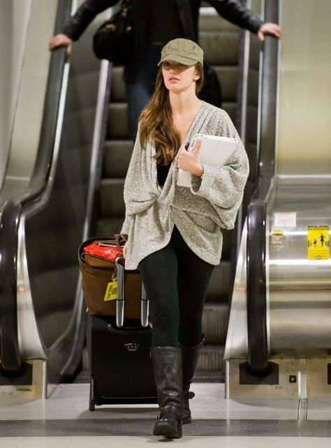 Carpets & Candids: Minka’s airport sweater