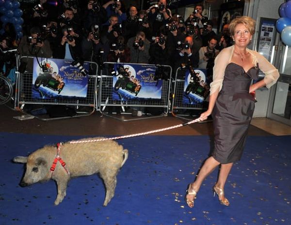 Emma and the pig