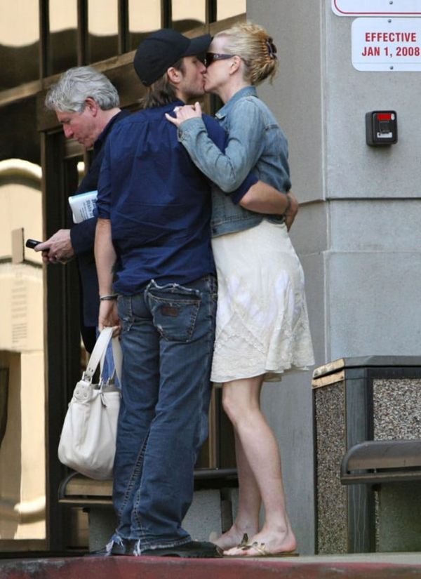 Granny Freeze Kisses for the Cameras
