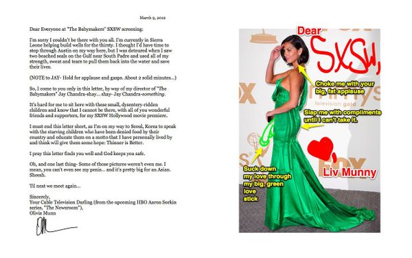 Olivia Munn loses, wins, and loses again