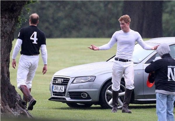 Hot Harry on a Horse in a tight white shirt