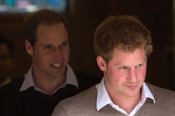 Will & Harry visit grandpa