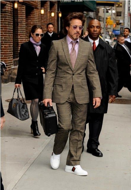 Leaving with his lunchbox and sexy in the morning