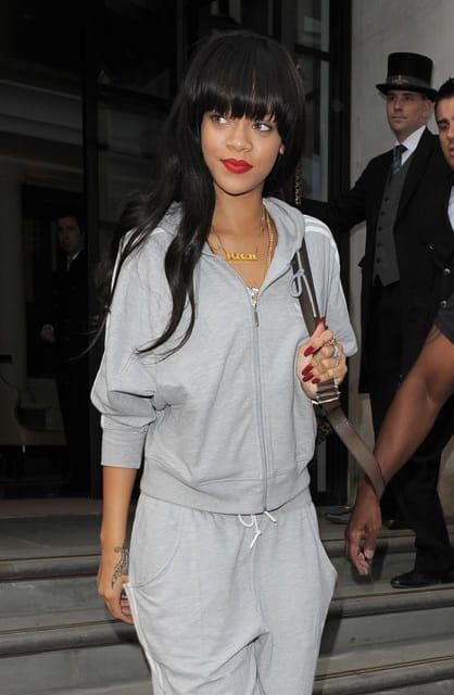 Carpets & Candids: Rihanna’s track suit