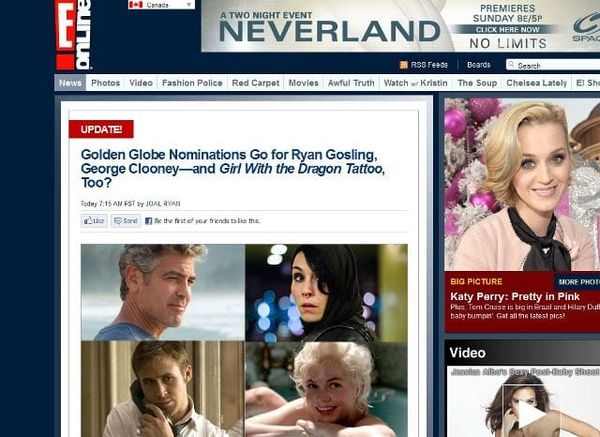 “Aloof” has a nomination