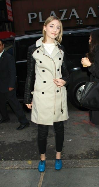 Saoirse’s blue shoes