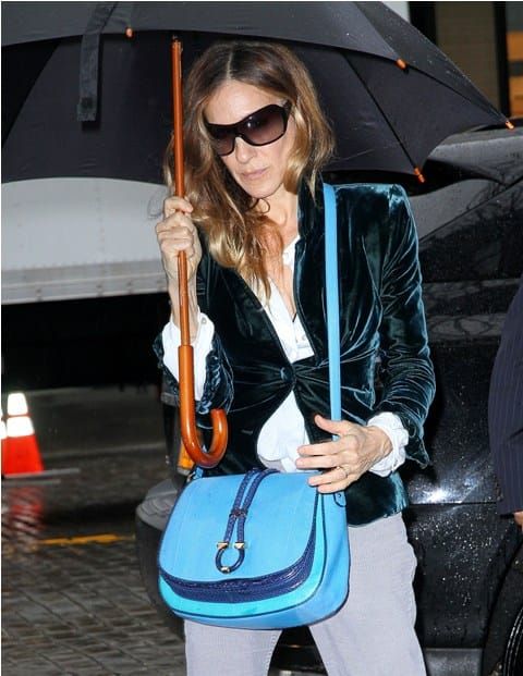 SJP’s blue bag