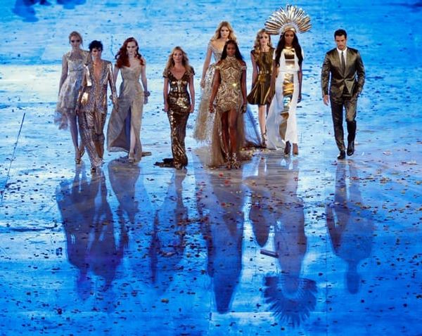 The Spice Girls and the runway