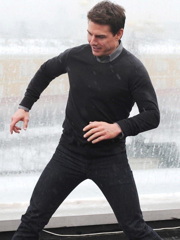 Tom’s skinny legs
