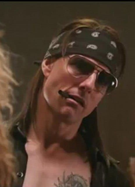 Tom Cruise works the stage