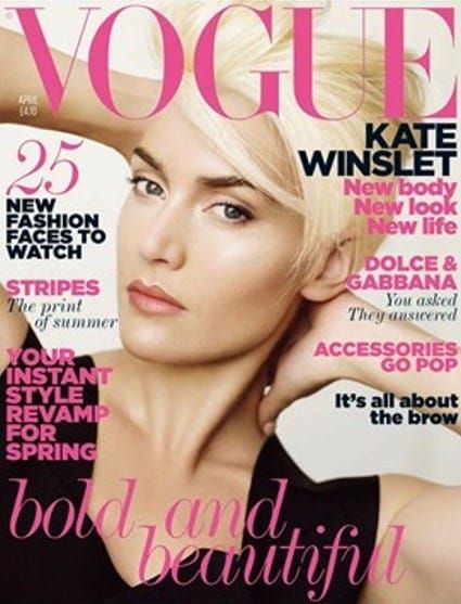 Kate Winslet: short and platinum