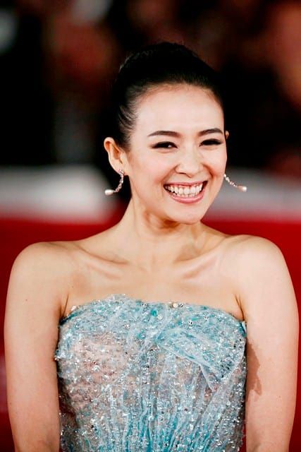Carpets & Candids: Zhang Ziyi Cinderella dress