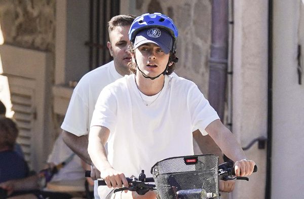 Timmy on a bike