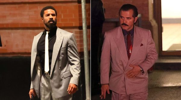 Michael B. Jordan and John Leguizamo trade colors on set