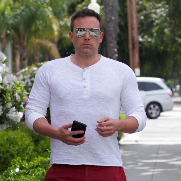 Ben Affleck’s single red pants