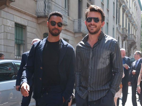 Bridgerton boys out and about