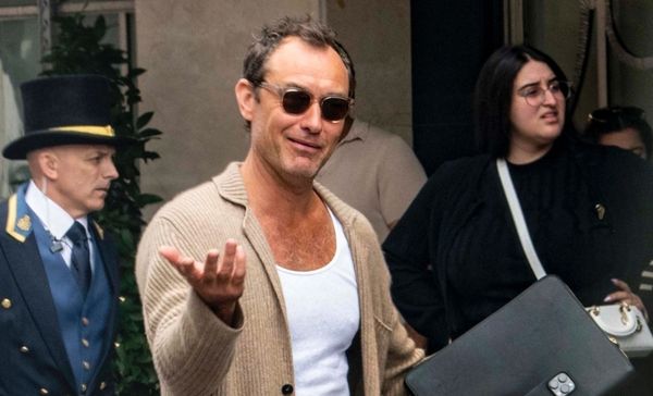 Jude Law before the festival