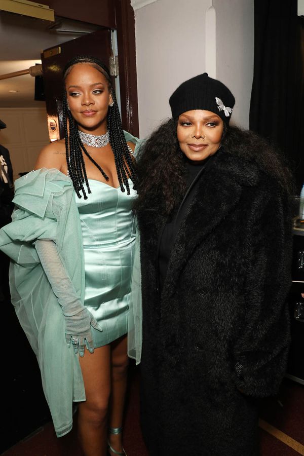 Janet steps out for Rihanna