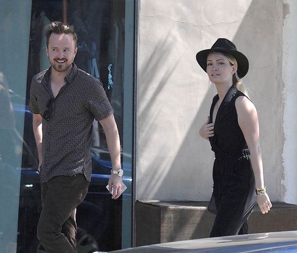 Aaron Paul goes shopping
