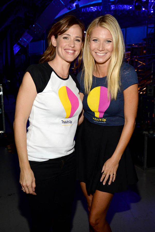 Gwyneth and Jennifer Garner