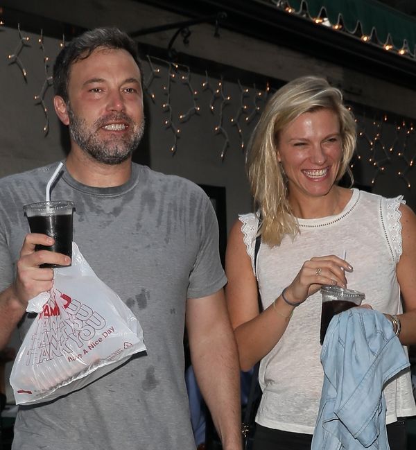 Ben Affleck and Lindsay Shookus in Maine
