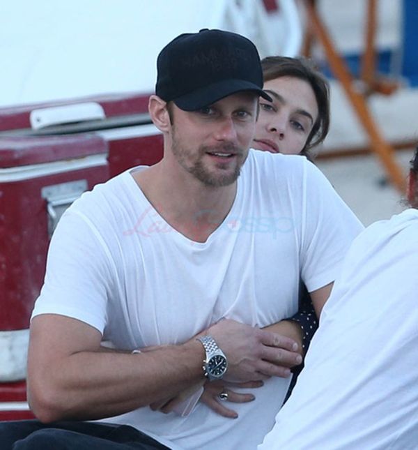 A new year for Alexa Chung and Alexander Skarsgard