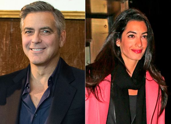 George Clooney goes on safari with his new girlfriend