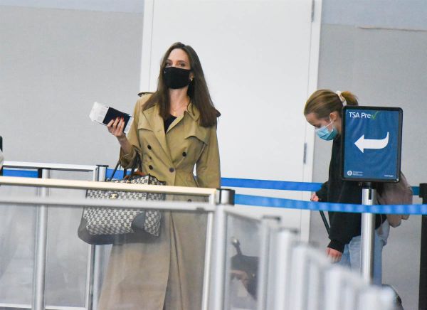 Angelina Jolie and Jonny Lee Miller’s playdate