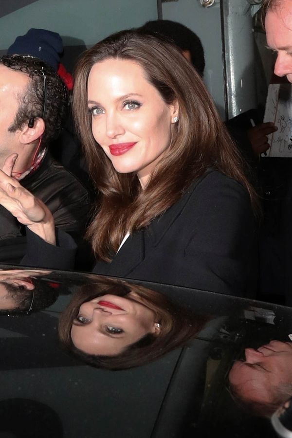 Angelina’s weekend in London … with royalty