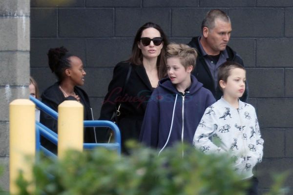 Angelina and kids see Love, Simon