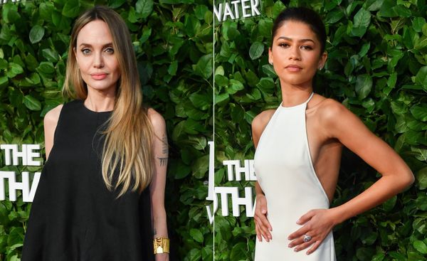 Angelina and Zendaya at the Gothams