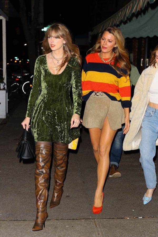 As Seen on Social Media: Blake Lively’s girl-night stripes and high-end robes