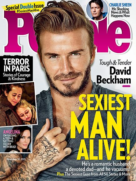 David Beckham is the Sexiest Man Alive 2015