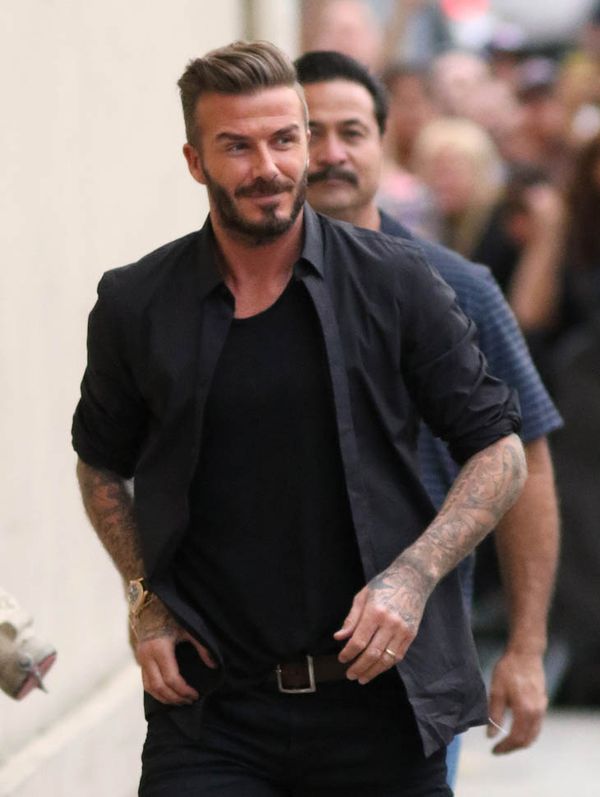 Embarrassed by your dad: David Beckham edition