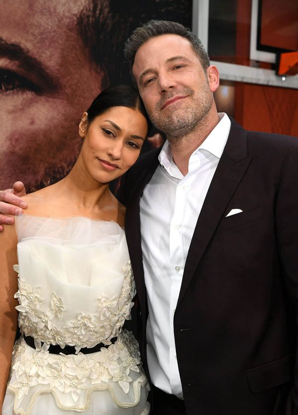 Ben Affleck and Janina Gavankar at the premiere