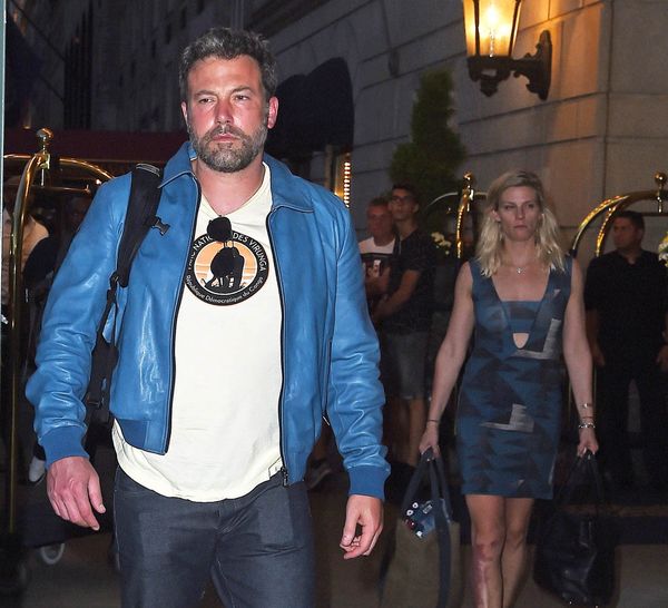 Ben Affleck & Lindsay Shookus in New York