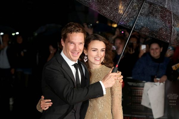 Beautiful British people looking beautiful (and British) in the rain