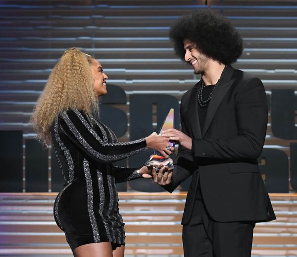 Bey shows up for Kap