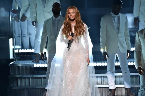 Beyonce married herself at the Grammys